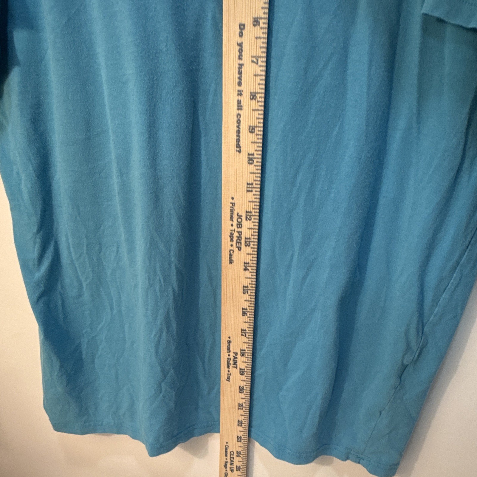 Alfani Men’s Blue Solid Cotton/Spandex Knit Stretch Slim Fit V-Neck Tee XL gallery