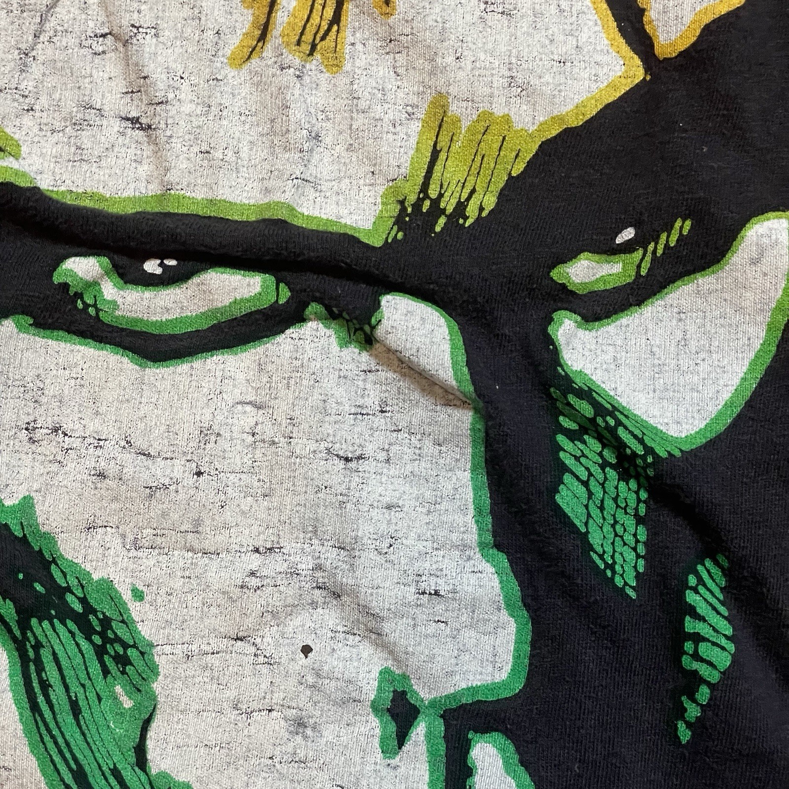 Vintage 80s THE CRAMPS Shirt Fifth Column Goth Surf Punk Rock Small/Medium gallery