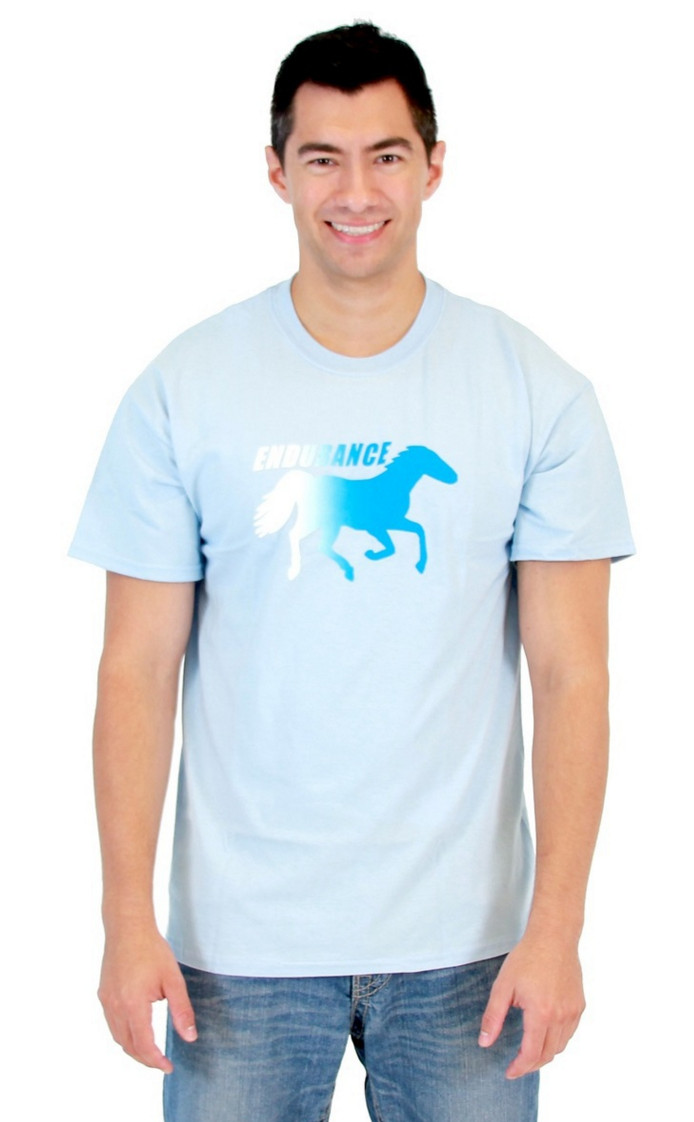 Adult Men's Napoleon Dynamite Comedy Movie Endurance Light Blue T-shirt Tee gallery