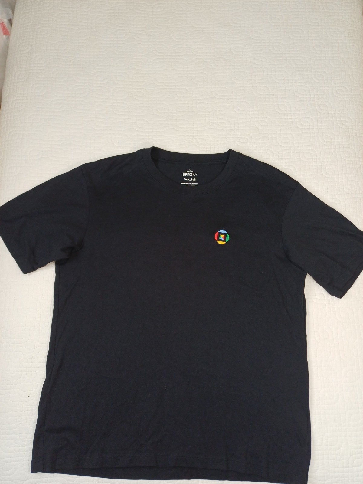 Uniqlo SPRZ NY MOMA Museum Of Modern Art MCM Designer Tee Large Black Mens EUC gallery