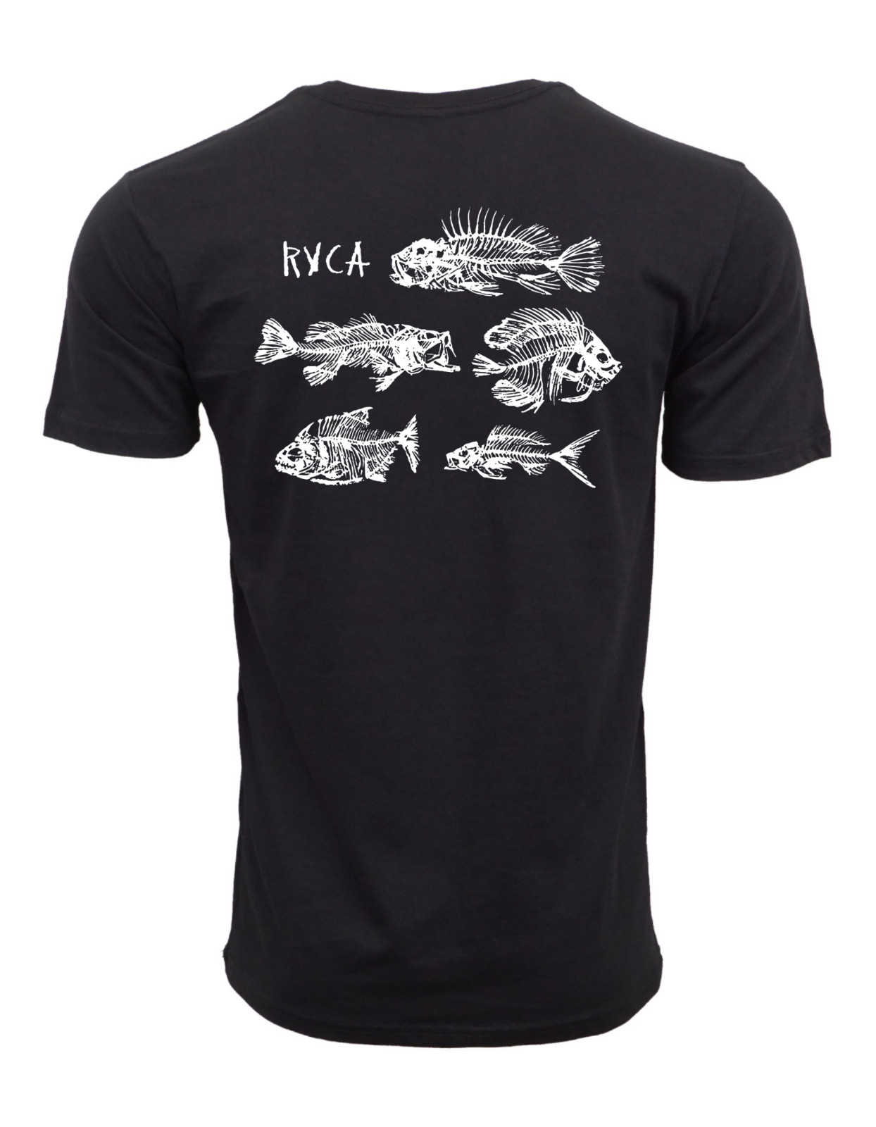 RVCA FISH SKULY MENS T SHIRT BLACK gallery