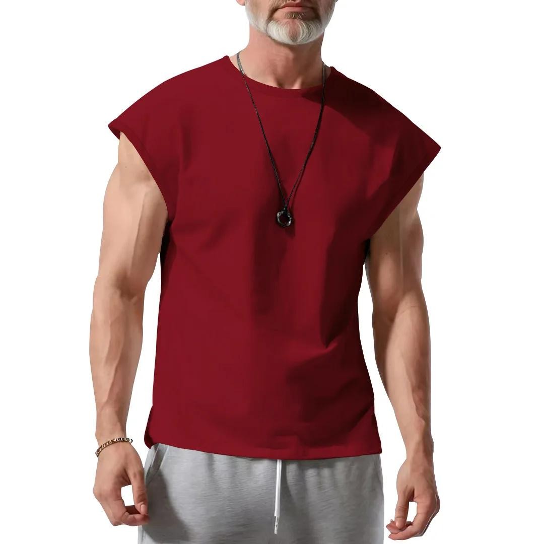 Cross-border Men's Clothing Summer New Sleeveless T-shirt Youth Casual Loose gallery