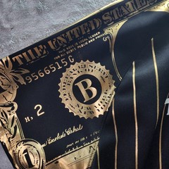 Switch Remarkable Billionaires Club Real Deal #23 Baseball Jersey Black Gold XL