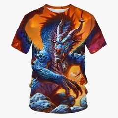 Midnight’s Fire – 3D Dragon Tee