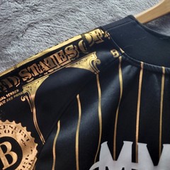 Switch Remarkable Billionaires Club Real Deal #23 Baseball Jersey Black Gold XL