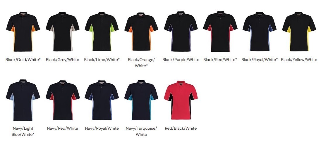 Personalised Custom Game Gear Track Polo Classic Fit Taped Neck Casual KK475 gallery
