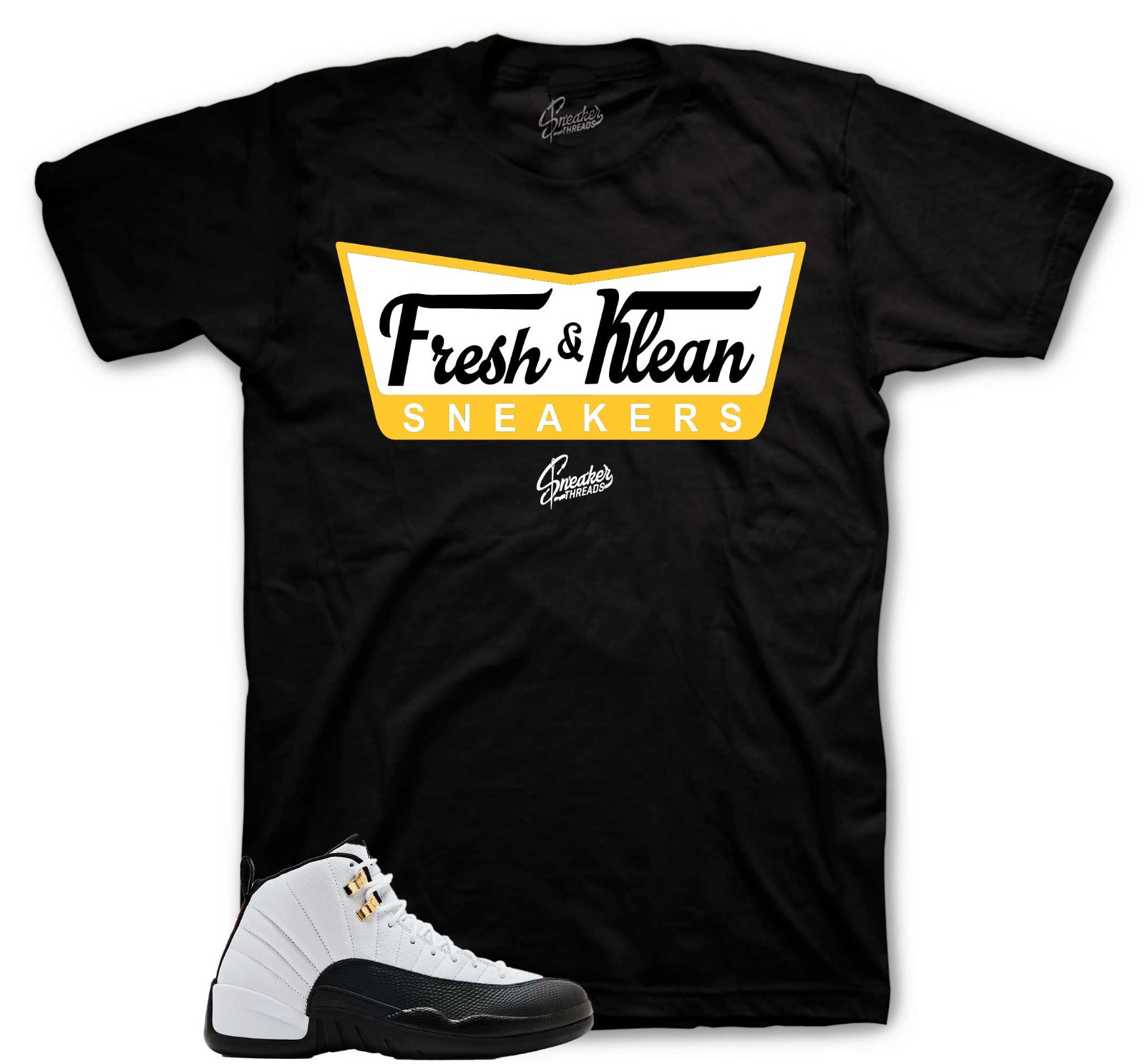 Shirt To Match Retro 12 Taxi Sneakers AJ12 Outfit – Fresh Klean Sneaker Tees