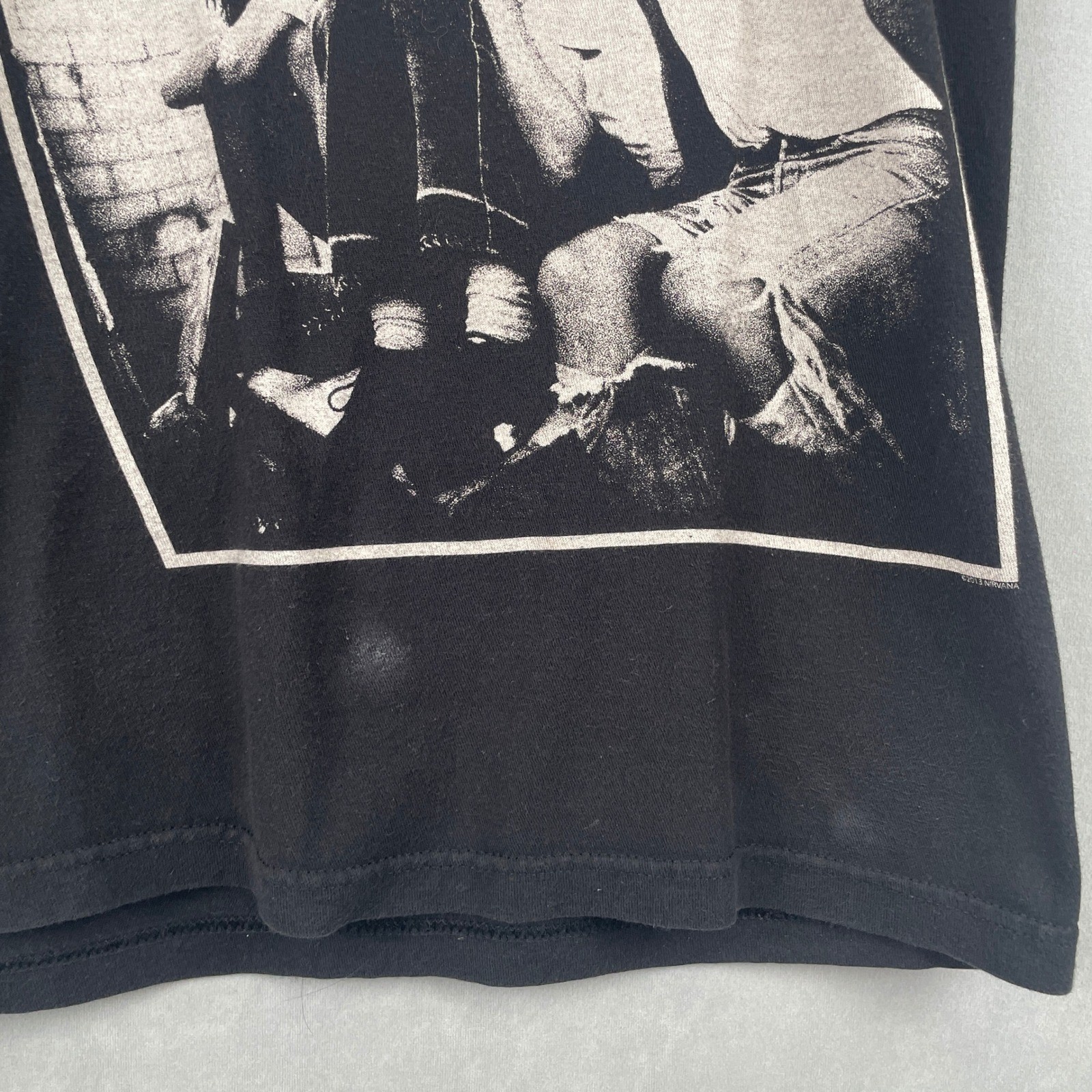 Nirvana Band Graphic T-Shirt Black Short Sleeve 2013 Grunge Rock Tee Mens S/M gallery