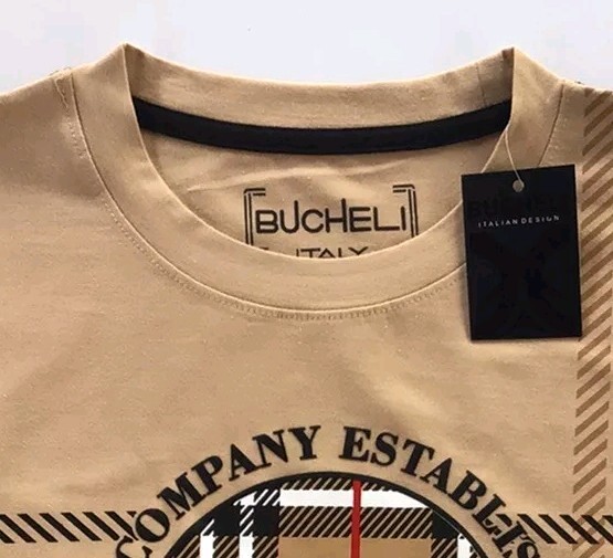 Men's Bucheli T Shirt,Italian Style,Cotton,Slim Fit,Stretch S to XL….A15. gallery