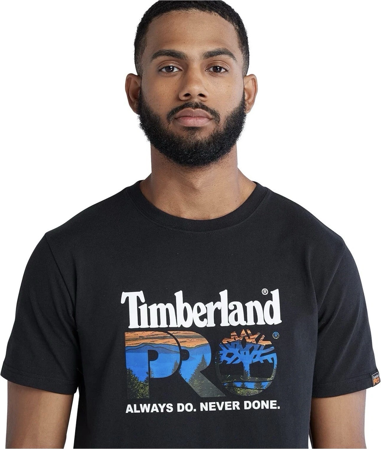 Timberland PRO Men's Core Chest Logo Short-Sleeve T-Shirt Small Black gallery