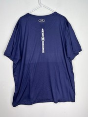 New Men UNDER ARMOUR Locker Tee Blue Short Sleeve Shirt Sz 3XL Faith Basketball
