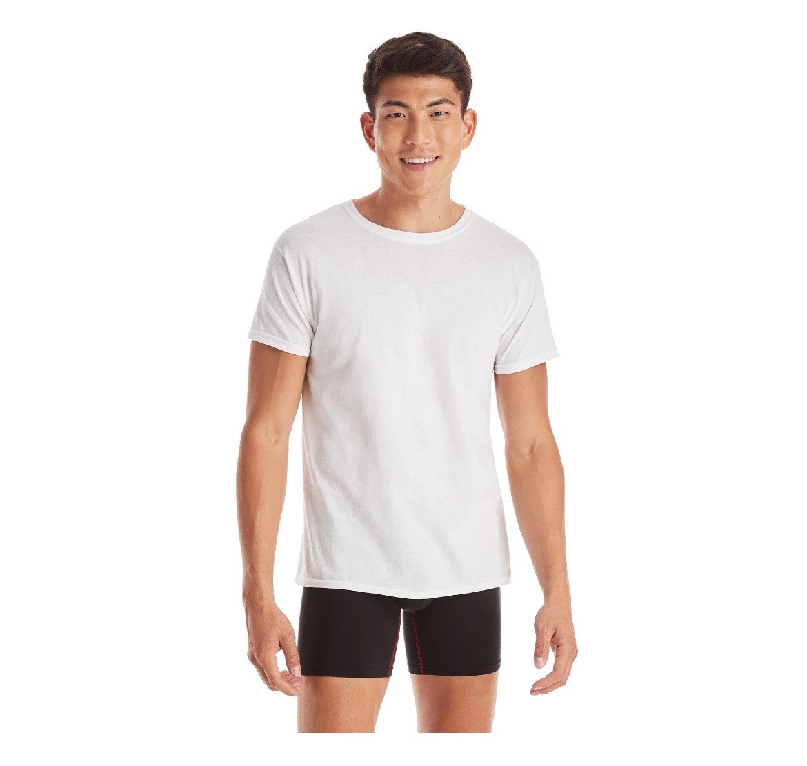 Hanes 2135Z0 T-Shirt for Men, Size L - White gallery