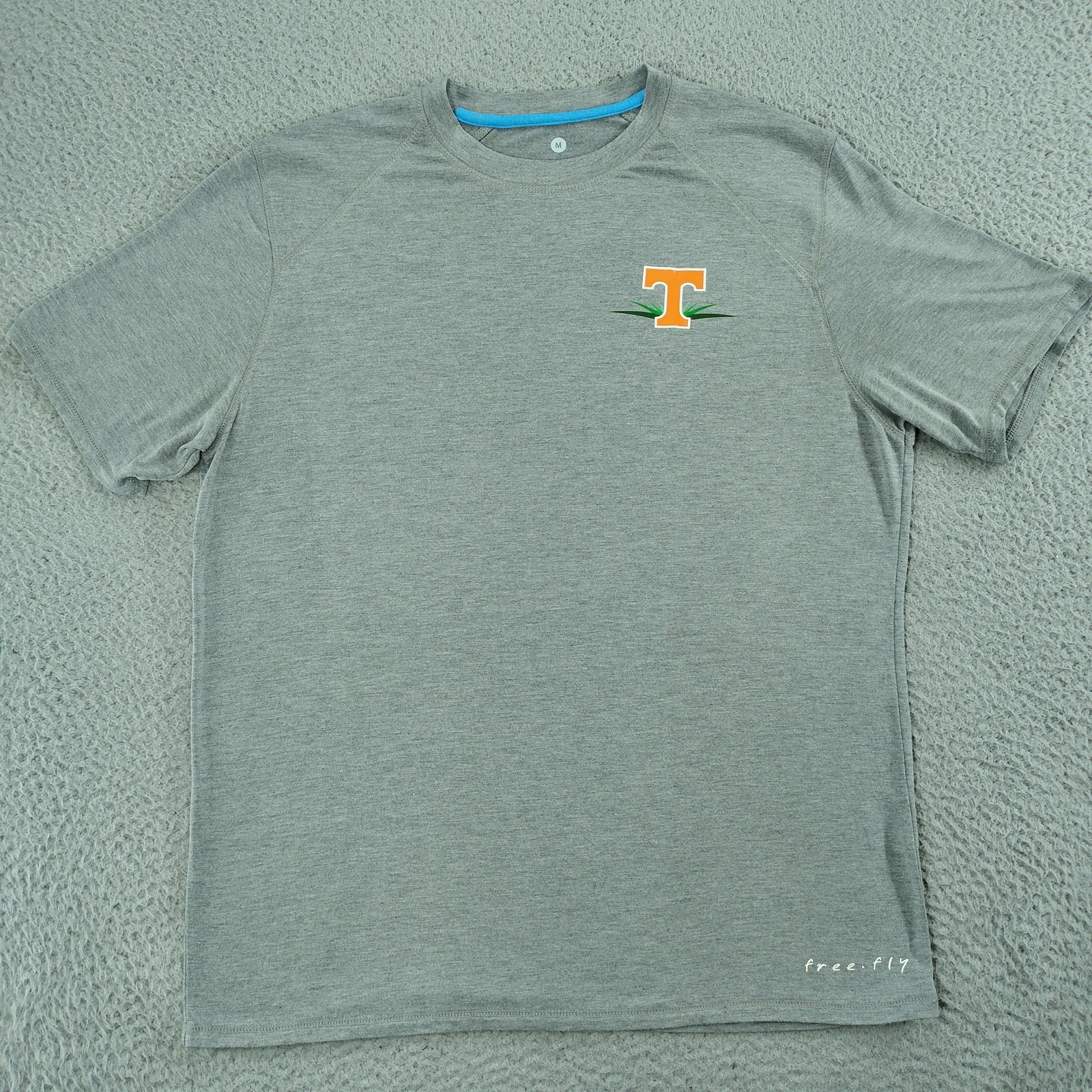 Tennessee Vols Free Fly Shirt Mens Medium Gray Short Sleeve Bamboo Performance gallery