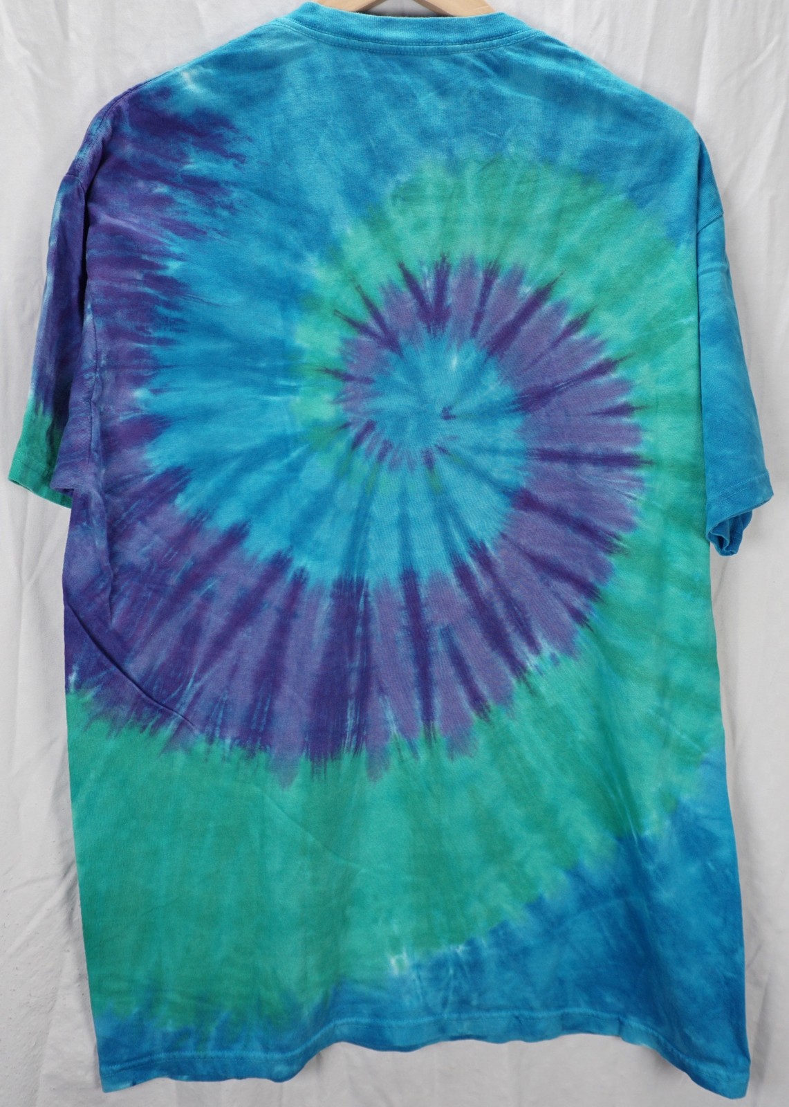 LIQUID BLUE TIE DYE T SHIRT TEE BLUE GREEN PURPLE MENS SIZE L gallery