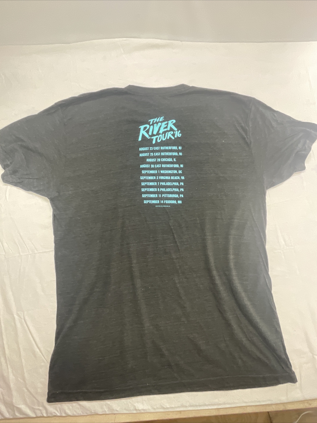 Bruce Springsteen 2016 River Tour , Tour Dates T Shirt XL NWOT gallery