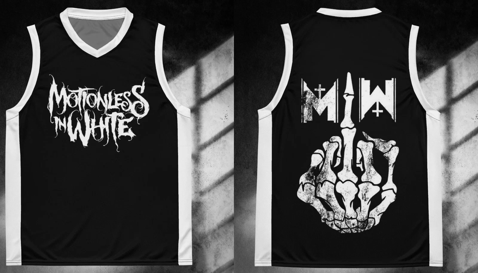Motionless In White band Basic Logo Tank Top Basketball Jersey S-5XL BT1898 gallery