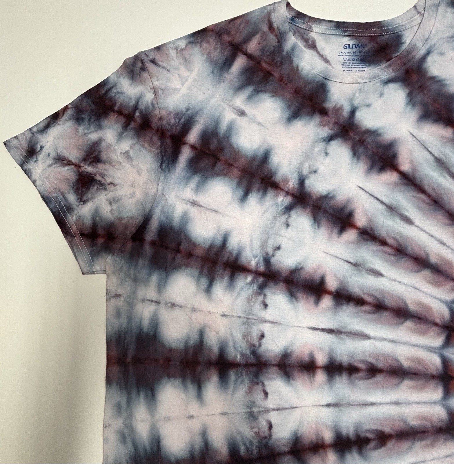 Handmade Ice Tie Dye Adult T-Shirt Unisex Size 2XL Multicolored Gildan Tee NEW gallery