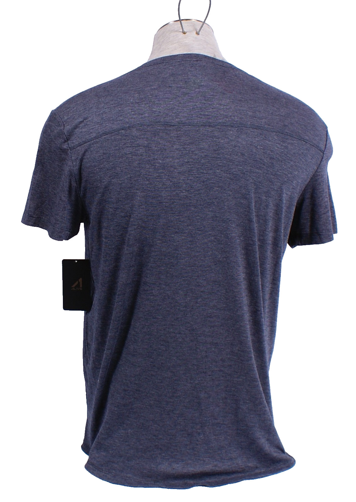 Alive Men's L Black Heather Short Sleeve Quick Dry Athletic Shirt Wicking gallery