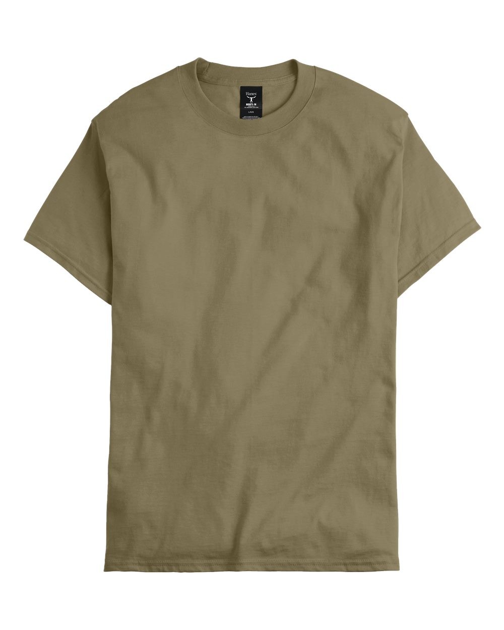 Hanes 5180 Mens Cotton Crew Neck Tshirt Plain Stylish Blank Tee Beefy-T T-Shirt
