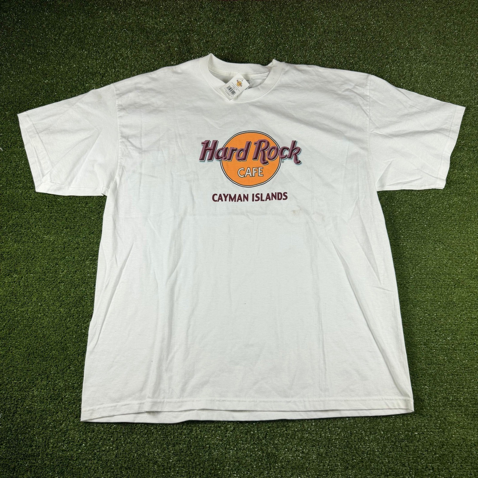 Hard Rock Cafe Cayman Islands White Graphic T-Shirt Mens XL NWT New gallery