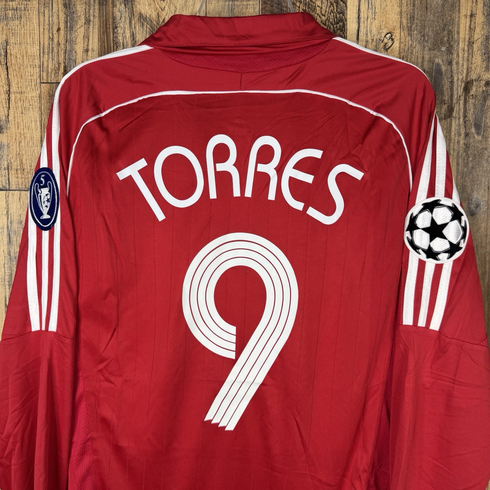 Liverpool FC 2007-08 Home Men’s XL Long Sleeve Soccer Jersey TORRES #9 gallery