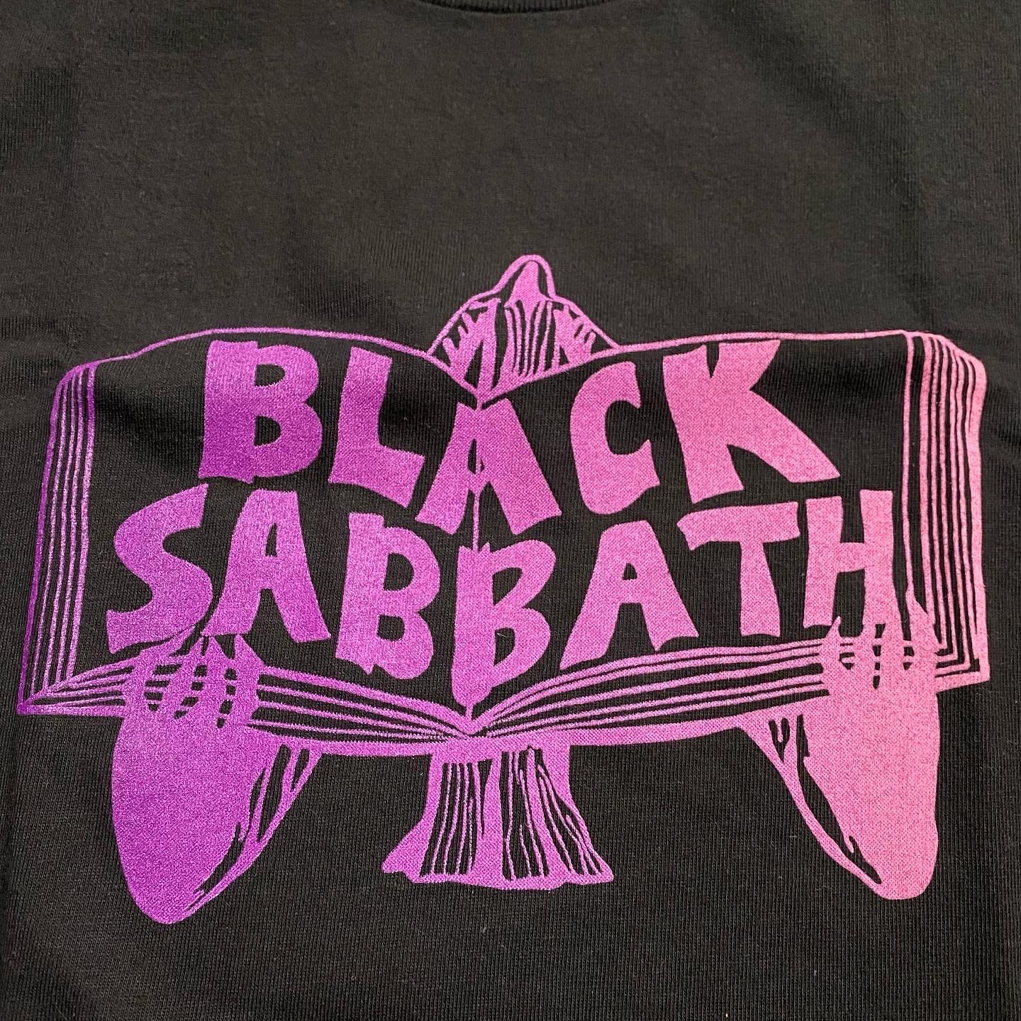 NWOT Supreme Black Sabbath Tome Large T-Shirt Black SS16 Band Tee Ozzy Osbourne gallery