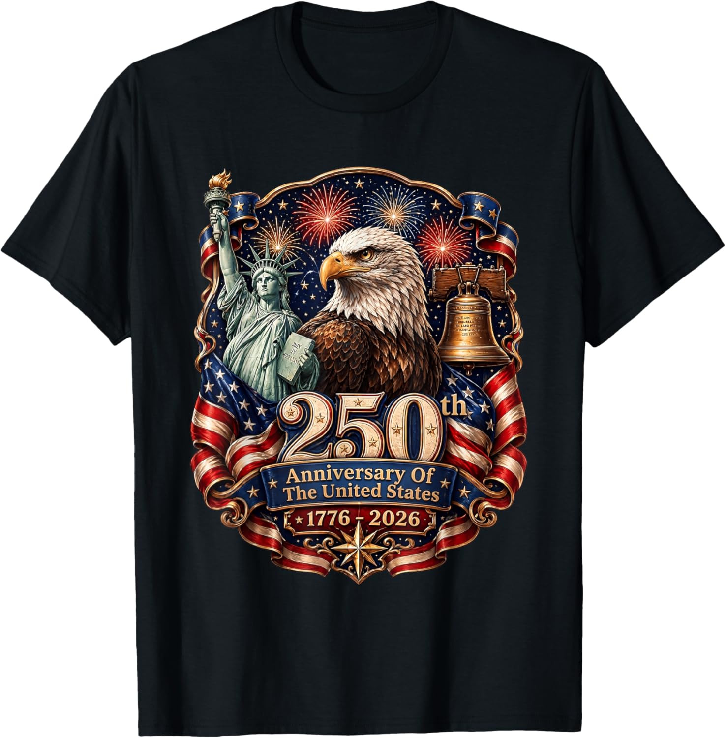 250 Years American 250th Pocket USA Patriotic 4th of July T-Shirt Gift S-5XL gallery