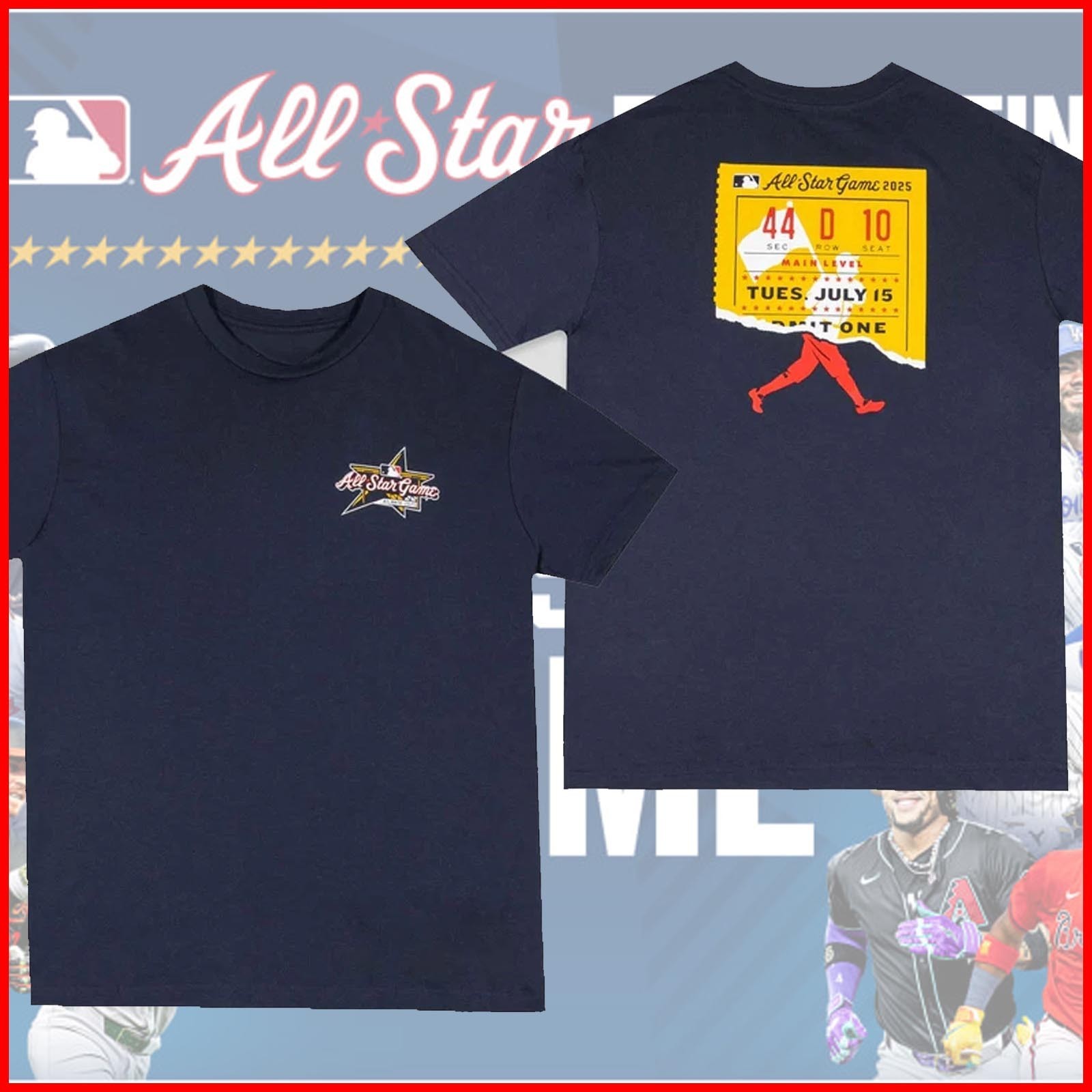 FASTSHIP!!! All-Star Game Logo 2025 Unisex Double Sided All Size S-5XL gallery