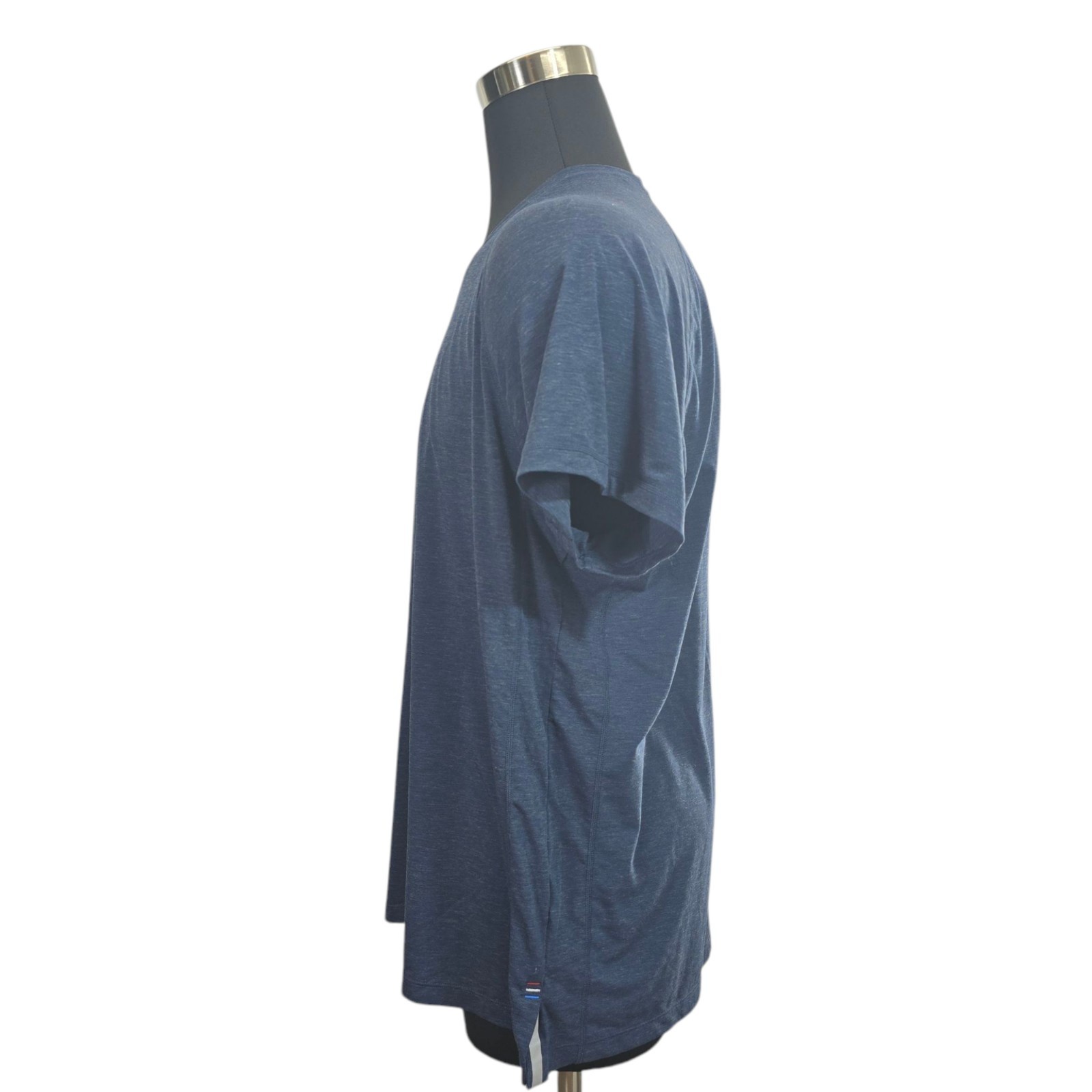 Four Laps Shirt Men’s Navy Blue Performance Wool Blend Level Tech Tee Size XXL gallery