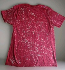Grunge Thrashed Bleached Faded Red T-Shirt Tee L Unisex Gildan Soft Style