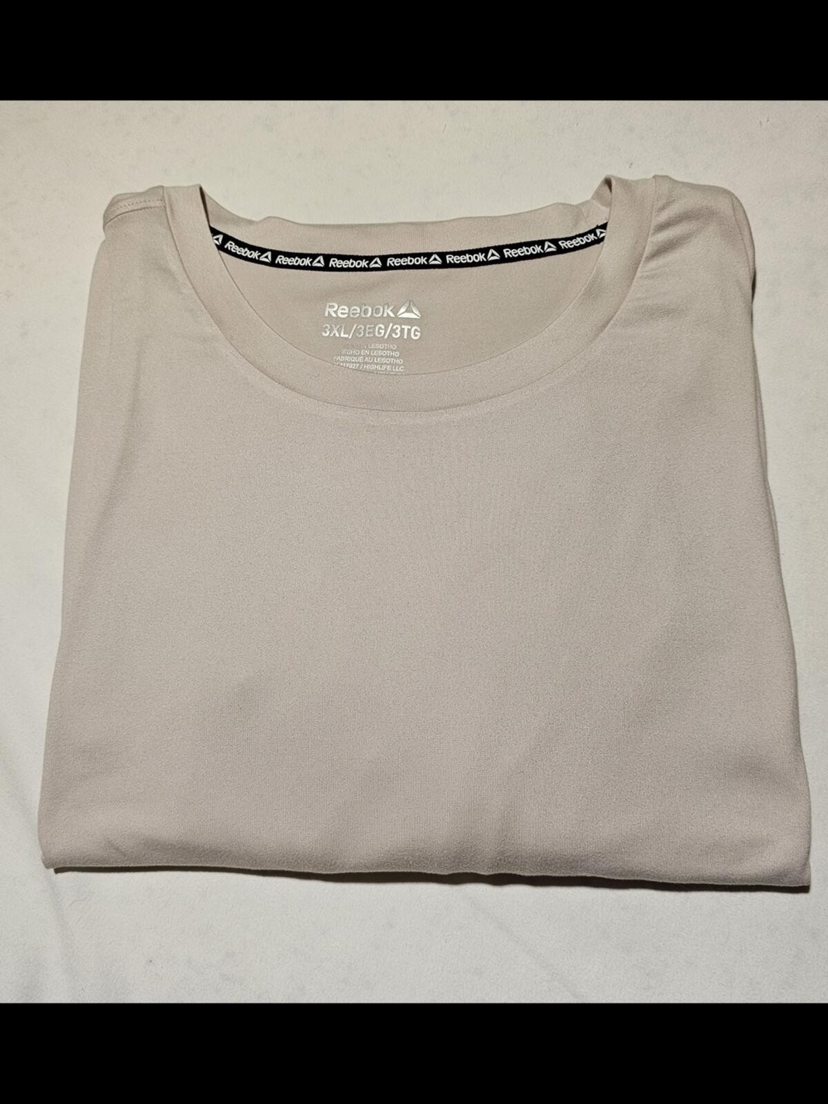 Reebok Men’s Pale Pink Athletic Tee gallery
