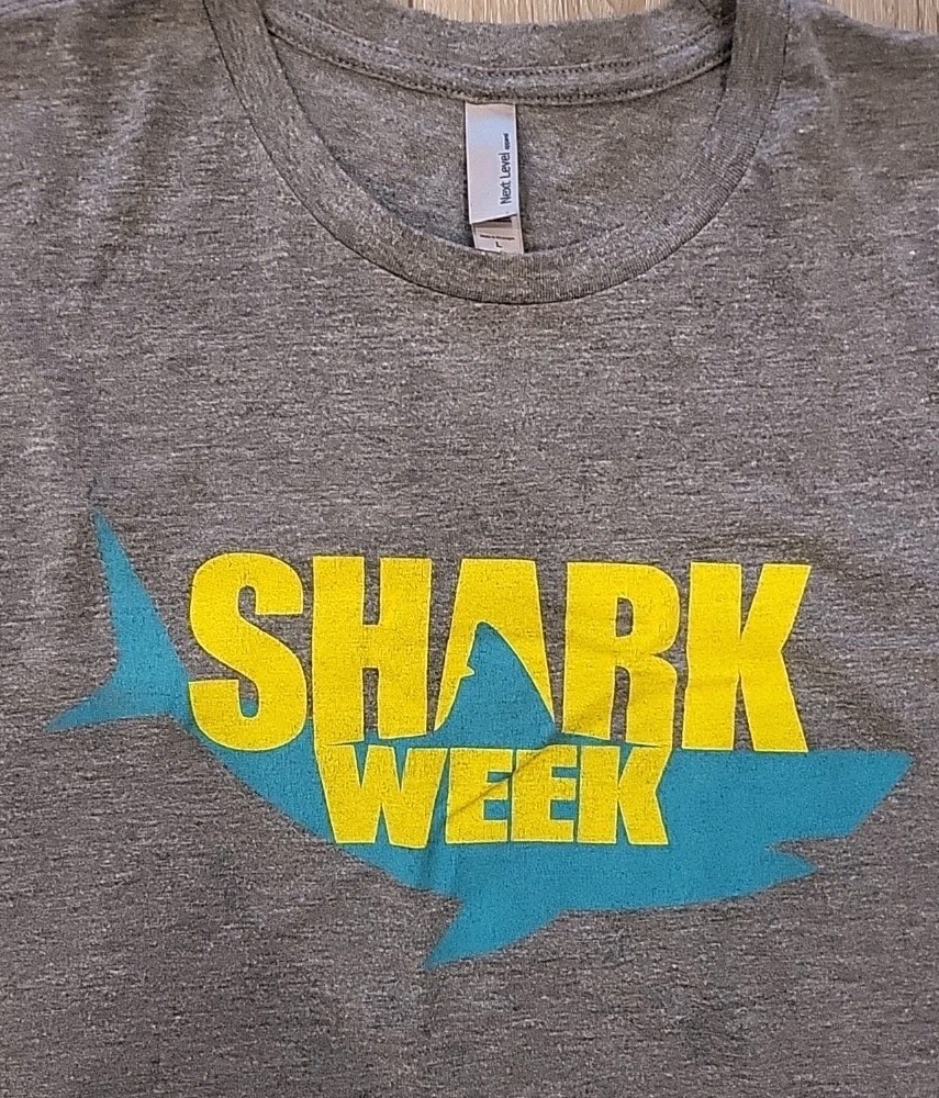 American Apparel Shark Week Discovery Channel Men's T-Shirt Large gallery