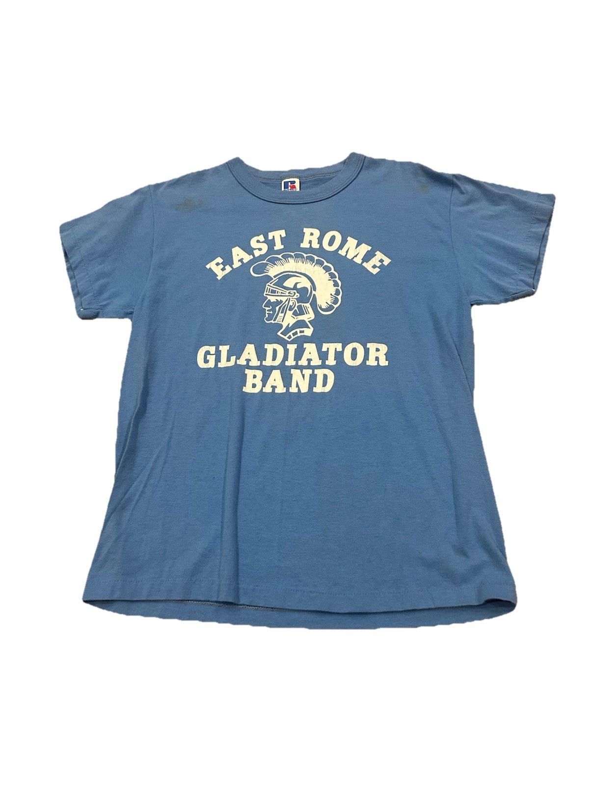 Vintage Russell Athletic East Rome Gladiator Band Tee Single Stitch M