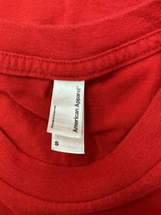 VTG Apple IPOD TOUCH Employee Red TShirt Sz Small A TOUCHING GIFT Long Sleeve