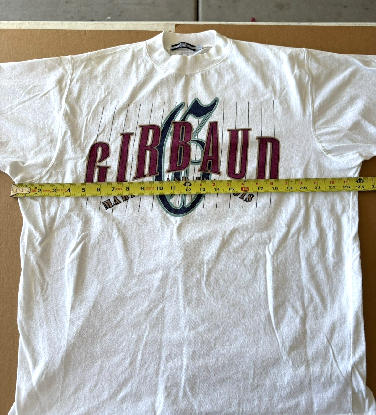 Marithe Francois Girbaud Classic Logo T Shirt White Men's 100 % Cotton Size L gallery