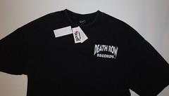 DEATH ROW RECORDS BLACK MEN’S TEE SHIRT SIZE LARGE
