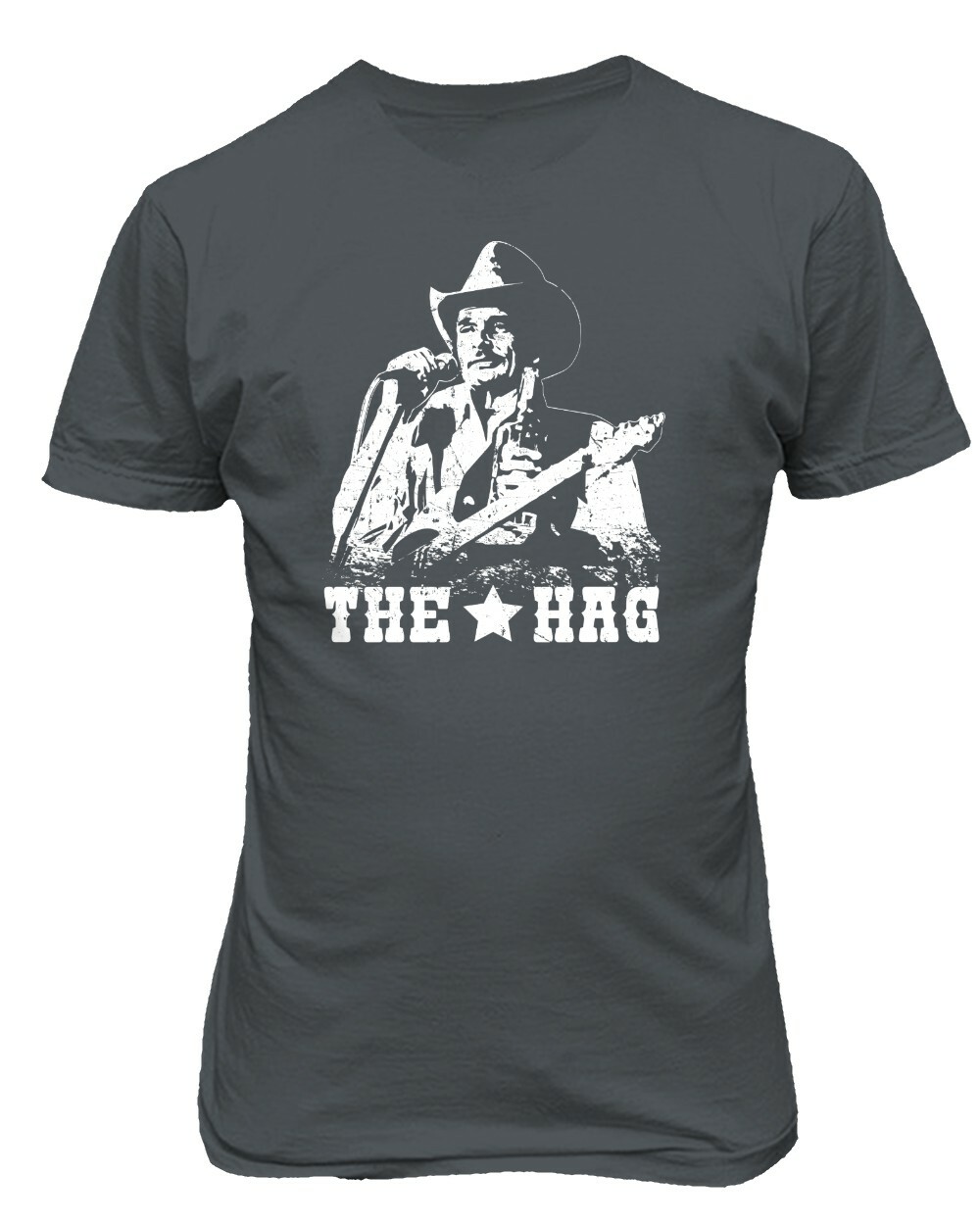 Merle Haggard Vintage Country Music Outlaw Redneck Concert Band Men's T-Shirt gallery