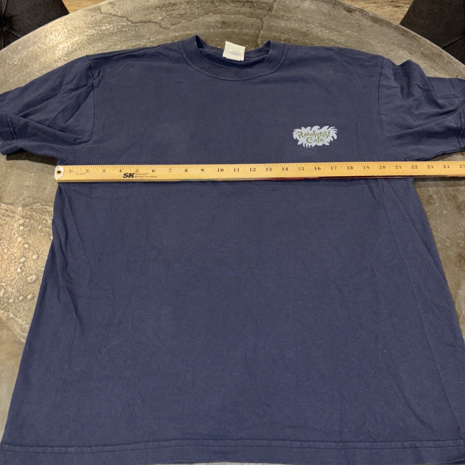 Vintage Rainforest Cafe Shirt Adult Large Blue Cotton Nashville USA 90s gallery