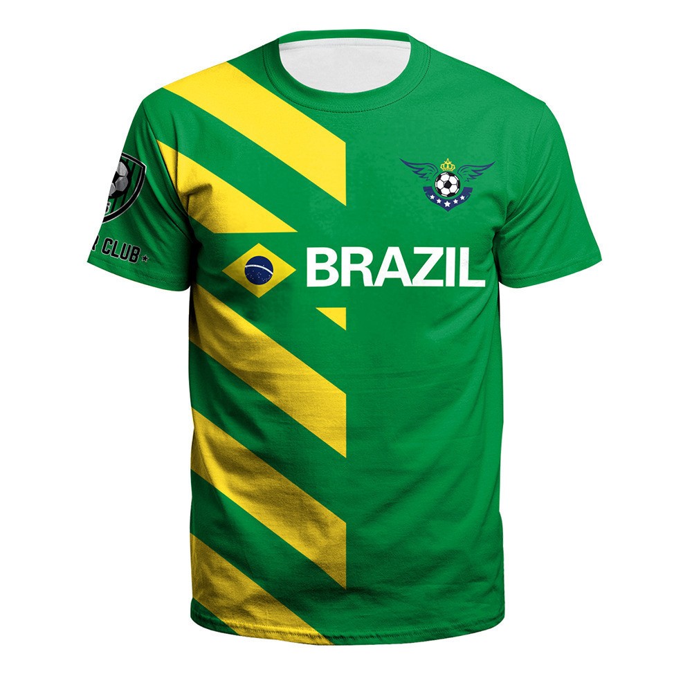 World Cup European Cup Soccer Uniform 3D Printed Short Sleeve Jersey gallery