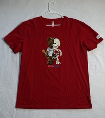 Fifth Loop Bitter-SweetSkeleton Teddy Bear Embroidered T-Shirt