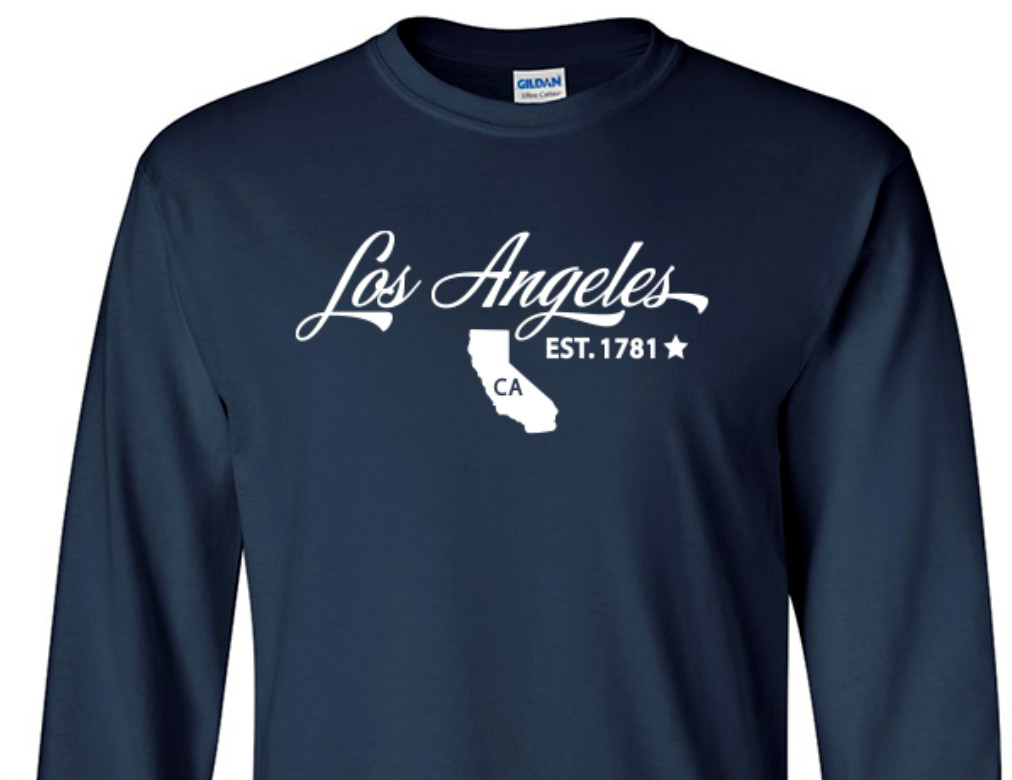 Los Angeles California T-Shirt Long Sleeve Graphic tee gallery