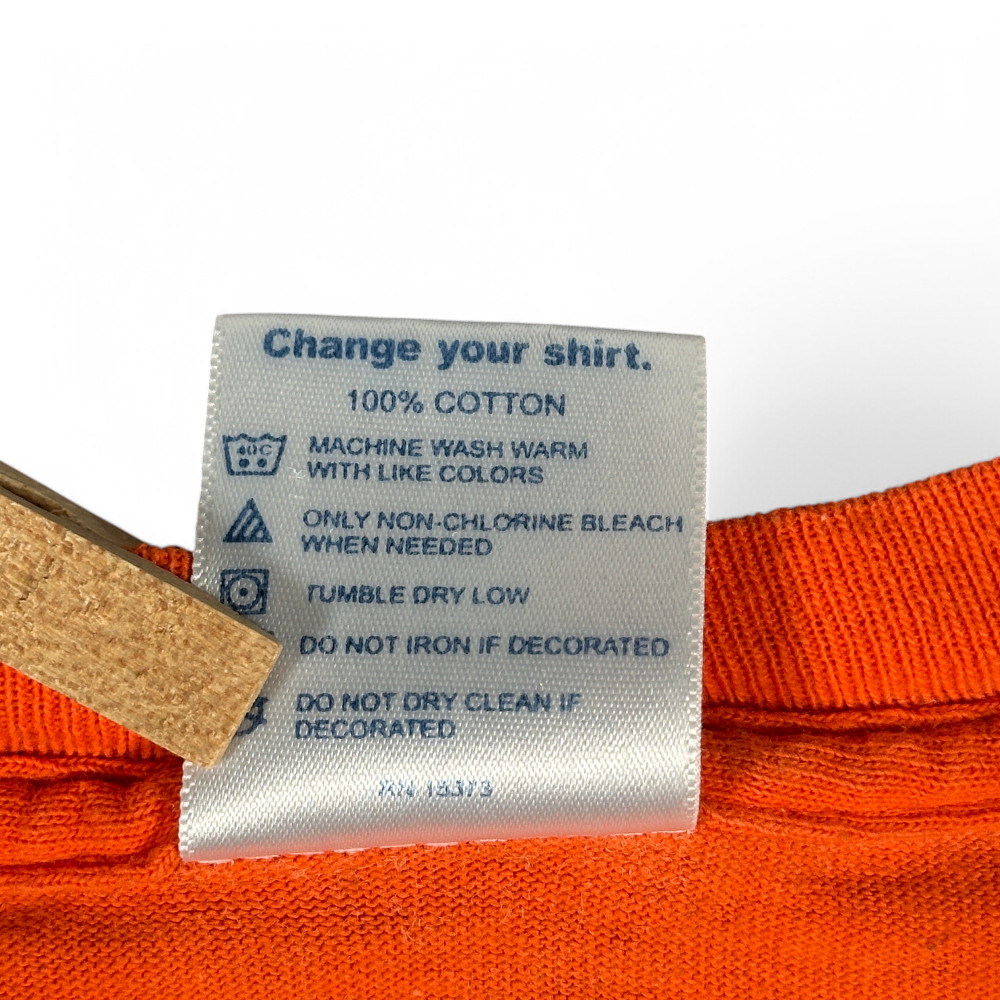 Vintage Not A Hunter Shirt Adult LARGE Orange Funny Quote Wildlife Control 90s gallery
