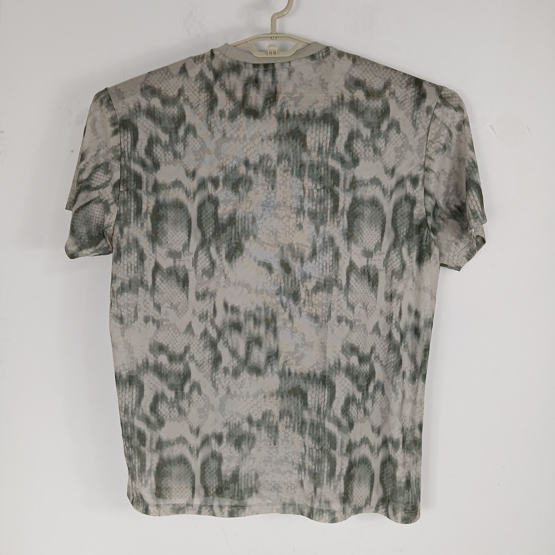 Forever 21 Mens Mesh See Through T Shirt Size M Camo Green Sage Polyester New gallery