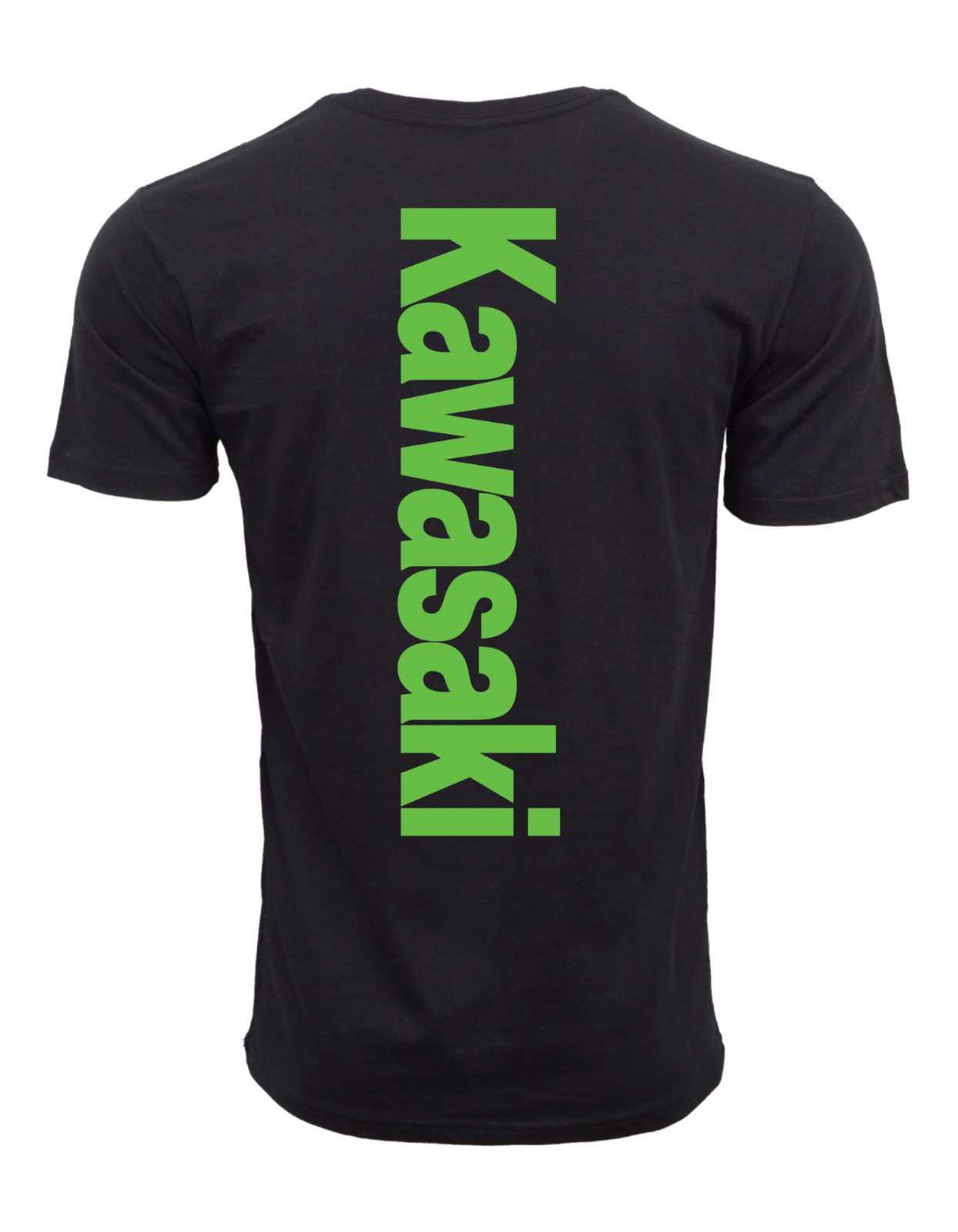KAWASAKI MOTORCYCLE GRAPHIC T SHIRT BLACK