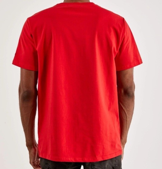 BKYS Lucky Charm Flower Pattern Men's Red T-Shirts New gallery