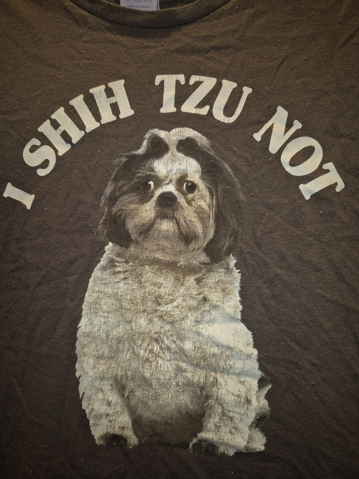 Delta Pro Weights I Shih Tzu Not Dog Tee Shirt Size Large gallery