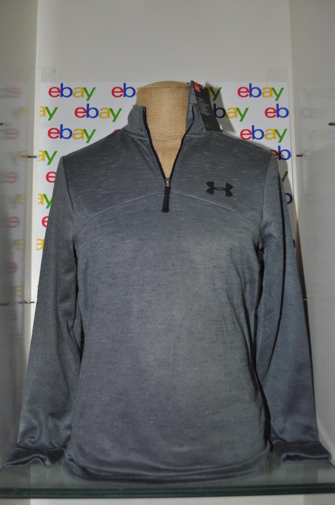 Under Armour Fleece Lightweight 1/4 Zip Mens Long Sleeve Shirt 1299382 008 NWT gallery