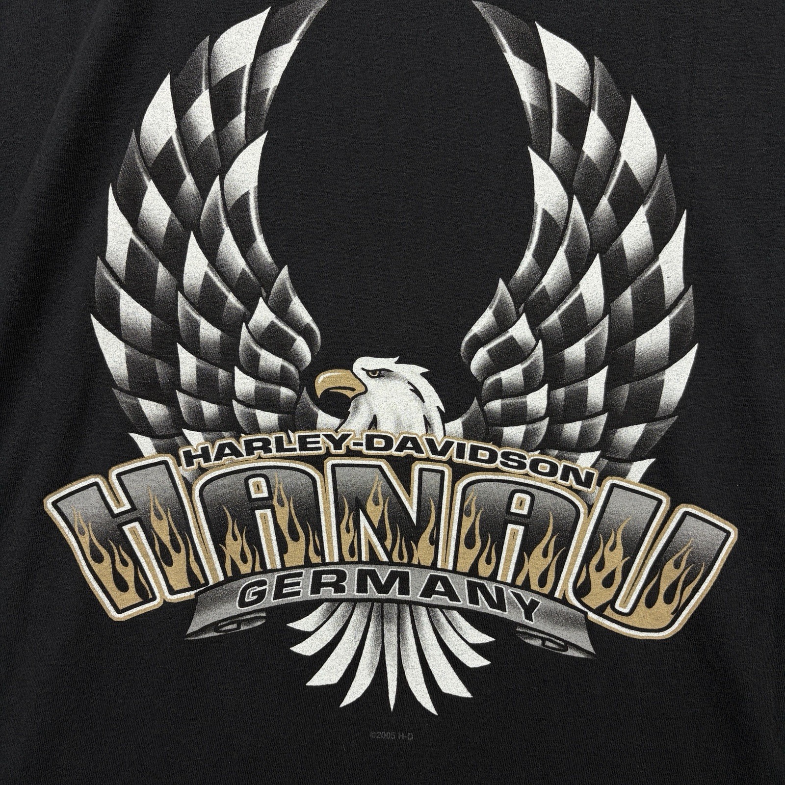 Vintage Harley Davidson T Shirt Mens XL Graphic Biker Tee Y2K Germany USA Made gallery