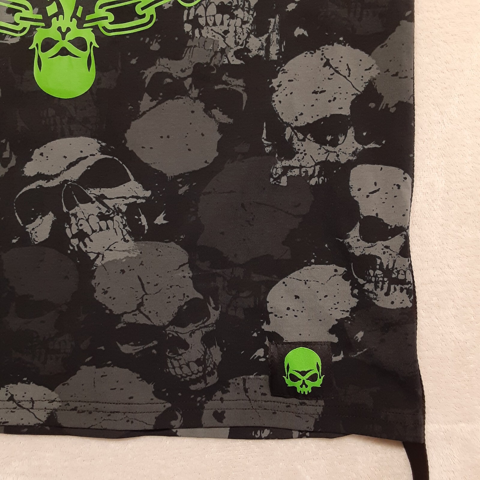 Killstar Mens Tzompantli T ShirtSz.XS/Black/Green/Skulls/Baphomet/Unisex gallery