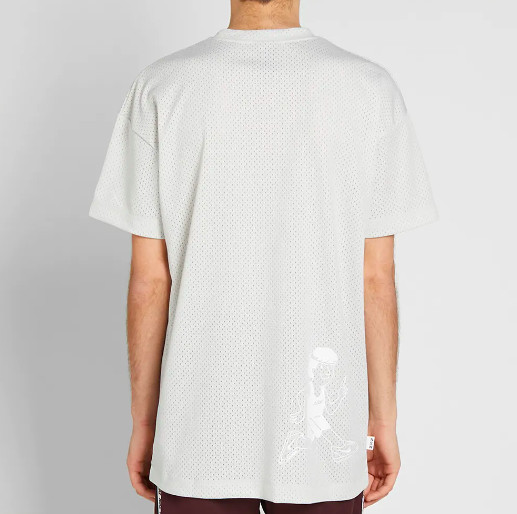 Nike Sportswear NSW Men's Mesh Tee Light Bone White 928627-072 gallery